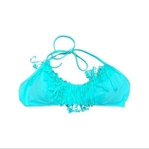 Victoria’s Secret Turquoise Halter Bikini Top